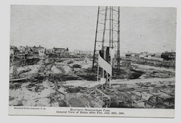 Steeplechase Park Ruins After Fire 1908y.  Coney Island NY    E618 - Brooklyn