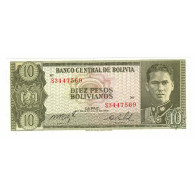 Billet, Bolivie, 10 Pesos Bolivianos, 1962, 1962-07-13, KM:154a, NEUF - Bolivia