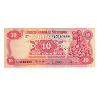 Billet, Nicaragua, 10 Cordobas, 1979, 1979-08-16, KM:134, NEUF - Nicaragua