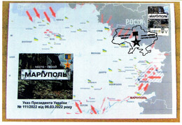 FDC Cover War In Ukraine 2022 Hero City Of Ukraine Mariupol Donetsk Oblast - Ukraine