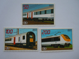 België Belgique 1997 Spoorwegvignet Vignette Chemins De Fer Nouveau Trein Train L11 TRV3/5 MNH ** - 1996-2013 Vignetten [TRV]