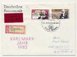 ALLEMAGNE DDR - 10 Documents Thème Karl-Marx - Covers & Documents