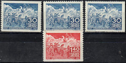 1957 Sea Rescue Society Facit 486-7 / Mi 421-2 / Sc 499-501 / YT 414-5 MNH / Postfrisch / Neuf Sans Charniere [ls99] - Unused Stamps