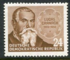 DDR / E. GERMANY 1953 Lucas Cranach MNH / **.  Michel  384 - Ongebruikt