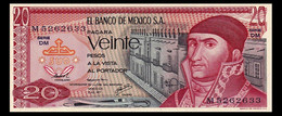 # # # Banknote Mexiko (Mexico) 20 Pesos 1977 UNC # # # - Mexico