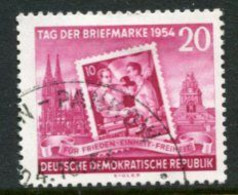 DDR / E. GERMANY 1954 Stamp Day Used.  Michel  445 - Usados