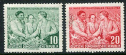 DDR / E. GERMANY 1955 Women's Day  MNH / **.  Michel  450-51 - Unused Stamps