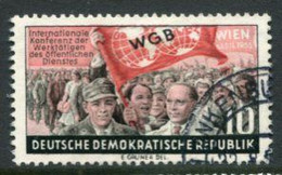 DDR / E. GERMANY 1955 Public Service Trades Union Conference  Used.  Michel  452 - Used Stamps