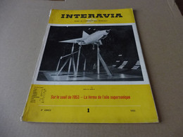 1953 INTERAVIA   -    Caractéristiques Du BOEING B-47 ; Aviation Américaine En 1953; Etc - Aviation