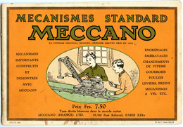 Catalogue Meccano.mécanismes Standar.engrenages.embrayages.changements De Vitesse.courroies.poulies.mécanismes à Vis. - Meccano