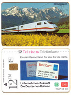 Germany - S 136 10.93 Bahncard - Train Dbz03 - S-Series: Schalterserie Mit Fremdfirmenreklame