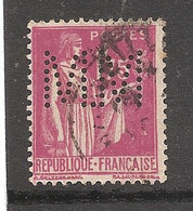 France Timbre Type Paix Perforé MM - Gebraucht