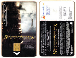 France - 3 Diff. Cards - Lord Of The Rings - Essilor - Renault Dbz03 - Zonder Classificatie