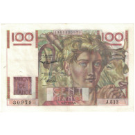 France, 100 Francs, Jeune Paysan, 1953, 30979 J.513, SPL, Fayette:25.35, KM:128d - 100 F 1945-1954 ''Jeune Paysan''
