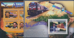 ** 2008 Pán-afrikai Vasúti Hálózat Kisív Mi 5817-5822 + Blokk Mi 1577 - Autres & Non Classés