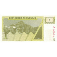 Billet, Slovénie, 1 Tolar, 1990, 1990, KM:A1a, NEUF - Eslovenia