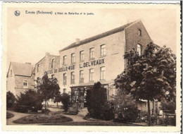 EREZEE - L'Hôtel De Belle-Vue Et Le Jardin - Edition : L. Delvaux, Hôtel De Belle-Vue à Erezée - Erezee