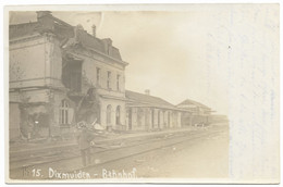 Diksmuide - Bahnhof - Echte Photo 1915 - P Hornig - Diksmuide