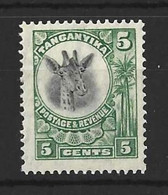 TANGANYIKA.....KING GEORGE V..(1910-36)..." 1925..".......5c.......SG89.......MNH... - Tanganyika (...-1932)