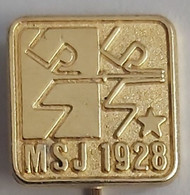 MSJ 1928 Yugoslavia Fencing Federation Association Union PINS A10/10 - Fencing