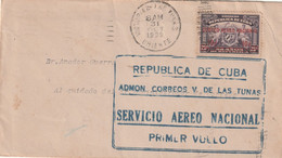 Havana Cuba 1930 Air Mail Cover Mailed - Poste Aérienne