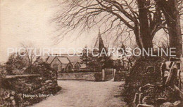 NERQUIS CHURCH NERCWYS NR MOLD OLD B/W POSTCARD WALES - Flintshire