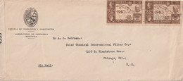 Havana Cuba WW2 Air Mail Censored Cover Mailed - Poste Aérienne