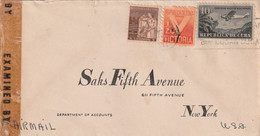Havana Cuba WW2 Air Mail Censored Cover Mailed - Poste Aérienne
