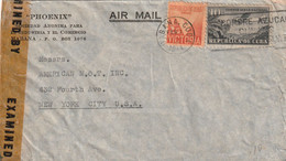 Havana Cuba WW2 Air Mail Censored Cover Mailed - Poste Aérienne