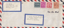 Havana Cuba 1953 Air Mail Cover Mailed Cuba & USA Stamps - Poste Aérienne