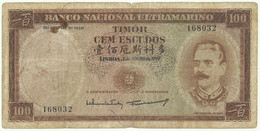 Timor - 100 Escudos - 2.1.1959 - P 24 - Sign. 9 - José Celestino Da Silva - Timor