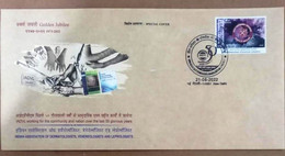 India 2022 50th Anniversary Indian Institute Of Dermatologists, Venereologists ,Leprologists Health (**) Inde Indien - Cartas & Documentos