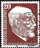 Germany FRG 1957 - Mi 278 - YT 152 ( Dr. Leo Baeck, Theologian And Philosopher ) - Théologiens