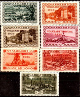 Sarre-147- Original Values Issued In 1935 (+) Hinged - Quality In Your Opinion. - Other & Unclassified