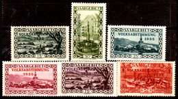 Sarre-148- Original Values Issued In 1935 (+) Hinged - Quality In Your Opinion. - Altri & Non Classificati