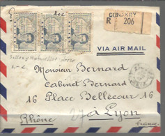 LETTRE  1943  RECOMANDEE   CONAKRY - Covers & Documents