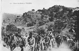 MAROC  -  Lot De 4 Cartes Pendant La Guerre Du RIF -  TEROUAL  -  Convoi De Mulets, Vue Générale, Source........... - Altri & Non Classificati