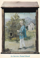 L.A Mauzan, Le Facteur Rural, Peinture Sur Une Boîte à Lettre Privée Vu Par L.A. Mauzan, (Barcelonette) Carte Glacée - Mauzan, L.A.