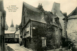 Pontivy * La Rue De L'ancien Pont * Rue De La Cendre * Curieuse Maison Du XVème - Pontivy