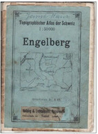 Topographical Map Switzerland Engelberg Und Umgebung, Scale 1:50.000 - Cartes Topographiques