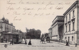 CPA - 37 - TOURS - Vue Du Boulevard Béranger - Tram - Animation - Tours