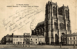 Corbie La Place Thiers Et L Eglise - Corbie