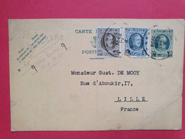 Belgique - Entier Postal + Compléments De Gand Pour Lille En 1928 - N 97 - Tarjetas 1909-1934