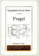 Topographischer Atlas Der Schweiz Pragel Scale 1:50.000 - Cartes Topographiques