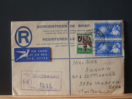 100/413   REGISTRED LETTER TO SWITZERLAND 1964 - Brieven En Documenten