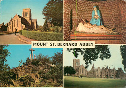 CPSM Mount St.Bernard Abbey-Multivues-Timbre       L1856 - Andere & Zonder Classificatie