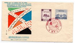 Sobre De 1954  Japon - Covers & Documents