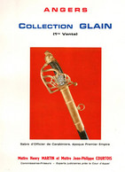 CATALOGUE VENTE COLLECTION GLAIN 1980 ARMES A FEU REGLEMENTAIRES SABRE EPEE COIFFURE UNIFORME SOUVENIRS NAPOLEON - Francia