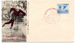 Sobre  De 1954  Patinaje  Japon - Covers & Documents