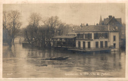 N°97881 -cpa Inondations 1910 -l'île De Chatou- - Chatou